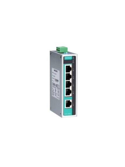 Moxa (EDS-205A-T) Unmanaged Ethernet switch with 5 10/100BaseT(X) ports, -40 to 75°C operating temperature Moxa (EDS-205A-T) Unmanaged Ethernet switch with 5 10/100BaseT(X) ports, -40 to 75°C operating temperature