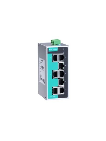 Moxa (EDS-208A-T) Unmanaged Ethernet switch with 8 10/100BaseT(X) ports, -40 to 75°C operating temperature Moxa (EDS-208A-T) Unmanaged Ethernet switch with 8 10/100BaseT(X) ports, -40 to 75°C operating temperature