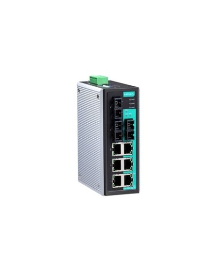 Moxa (EDS-309-3M-ST-T) Unmanaged Ethernet switch with 6 10/100BaseT(X) ports, 3 100BaseFX multi-mode ports with ST connectors, relay output warning, -40 to 75°C operating temperature 2 Moxa (EDS-309-3M-ST-T) Unmanaged Ethernet switch with 6 10/100BaseT(X) ports, 3 100BaseFX multi-mode ports with ST connectors, relay output warning, -40 to 75°C operating temperature 2
