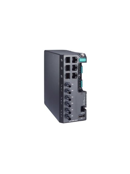 Moxa (EDS-4009-3MST-LV-T) Managed Ethernet switch with 6 10/100BaseT(X) ports, 3 100BaseFX multi-mode ports with ST connectors, dual power supply 12/24/48 VDC, -40 to 75°C operating temperature Moxa (EDS-4009-3MST-LV-T) Managed Ethernet switch with 6 10/100BaseT(X) ports, 3 100BaseFX multi-mode ports with ST connectors, dual power supply 12/24/48 VDC, -40 to 75°C operating temperature