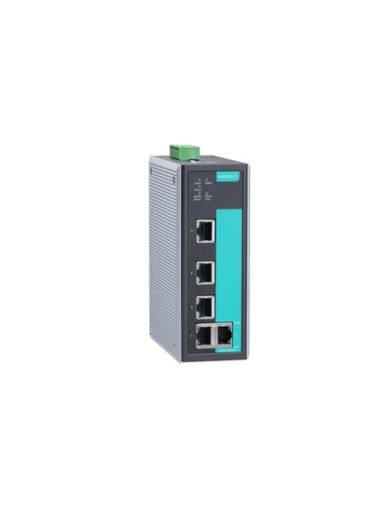 Moxa (EDS-405A-SS-SC) Entry-level managed Ethernet switch with 3 10/100BaseT(X) ports, 2 100BaseFX single-mode ports with SC connectors, 0 to 60°C operating temperature 3