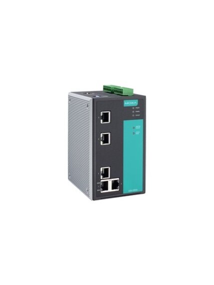 Moxa (EDS-505A-T) Managed Ethernet switch with 5 10/100BaseT(X) ports, -40 to 75°C operating temperature Moxa (EDS-505A-T) Managed Ethernet switch with 5 10/100BaseT(X) ports, -40 to 75°C operating temperature