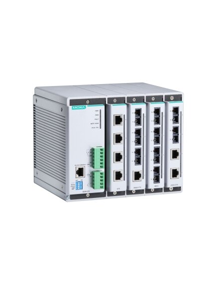 Moxa (EDS-616-T) Compact managed Ethernet switch system with 4 slots for 4-port fast Ethernet interface modules, for a total of up to 16 ports, -40 to 75°C operating temperature 2 Moxa (EDS-616-T) Compact managed Ethernet switch system with 4 slots for 4-port fast Ethernet interface modules, for a total of up to 16 ports, -40 to 75°C operating temperature 2