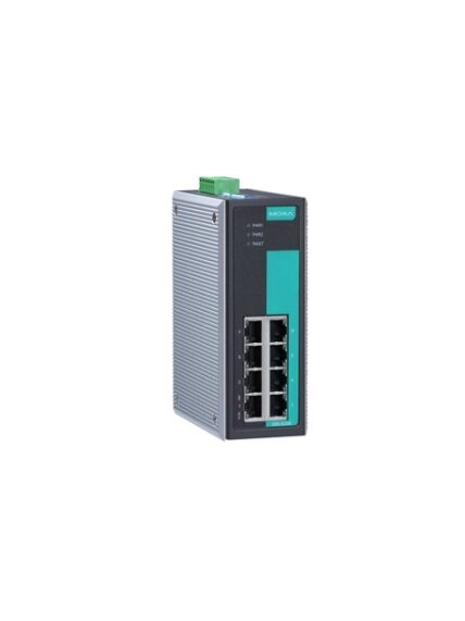 Moxa (EDS-G308) Unmanaged full Gigabit Ethernet switch with 8 10/100/1000BaseT(X) ports, 0 to 60°C operating temperature 2 Moxa (EDS-G308) Unmanaged full Gigabit Ethernet switch with 8 10/100/1000BaseT(X) ports, 0 to 60°C operating temperature 2
