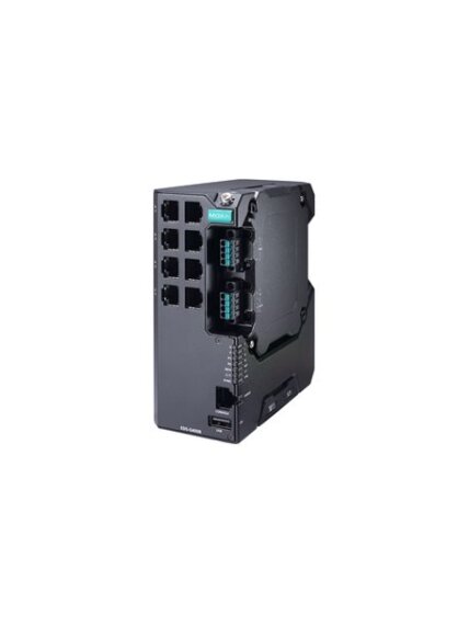 Moxa (EDS-G4008-LV-T) Managed Ethernet switch with 8 10/100/1000BaseT(X) ports, dual power supply, 12/24/48 VDC, -40 to 75°C operating temperature 3