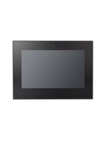 Moxa (EXPC-F2120W-TL1-DC) 12.1-inch flat-panel fanless industrial computer with Intel® Celeron® 6305E processor, 1200-nit PCAP touchscreen, 4 Ethernet ports, 3 serial ports, 1 VGA port, 1 DisplayPort, 9 to 36 VDC power input, IP66 (front), IP42 (rear), -4