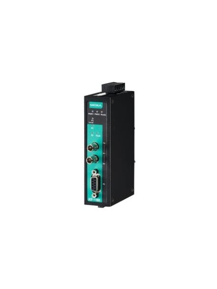 Moxa (ICF-1180I-M-ST-T) PROFIBUS to fiber converter, multi-mode, ST connector, -40 to 75°C operating temperature 3