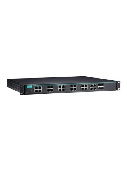 Moxa (IKS-G6524A-4GTXSFP-HV-HV) Layer 2 full Gigabit managed Ethernet switch with 20 10/100/1000BaseT(X) ports, 4 10/100/1000BaseT(X) or 100/1000BaseSFP slot combo ports, 2 isolated power supplies (85 to 264 VAC), 0 to 60°C operating temperature 1 Moxa (IKS-G6524A-4GTXSFP-HV-HV) Layer 2 full Gigabit managed Ethernet switch with 20 10/100/1000BaseT(X) ports, 4 10/100/1000BaseT(X) or 100/1000BaseSFP slot combo ports, 2 isolated power supplies (85 to 264 VAC), 0 to 60°C operating temperature 1