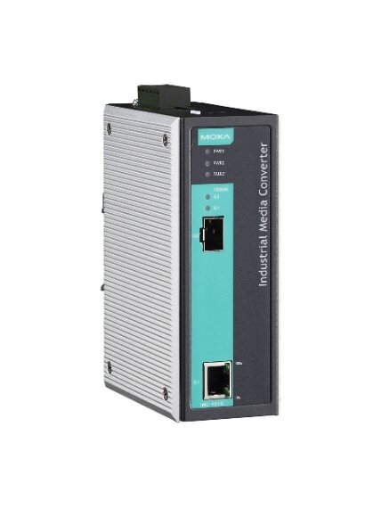 Moxa (IMC-101G-T-IEX) Industrial 10/100/1000BaseT(X) to 1000BaseSFP media converter, IECEx, -40 to 75°C operating temperature Moxa (IMC-101G-T-IEX) Industrial 10/100/1000BaseT(X) to 1000BaseSFP media converter, IECEx, -40 to 75°C operating temperature