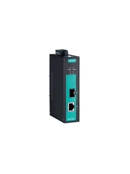Moxa (IMC-21GA) Industrial 10/100/1000BaseT(X) to 100/1000BaseSFP media converter, -10 to 60°C operating temperature Moxa (IMC-21GA) Industrial 10/100/1000BaseT(X) to 100/1000BaseSFP media converter, -10 to 60°C operating temperature