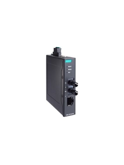 Moxa (IMC-P21A-G2-M-SC) PoE+ industrial 10/100Base-T(X) to 100Base-FX media converter, multi-mode port with SC connector, -10 to 60°C operating temperature 2 Moxa (IMC-P21A-G2-M-SC) PoE+ industrial 10/100Base-T(X) to 100Base-FX media converter, multi-mode port with SC connector, -10 to 60°C operating temperature 2