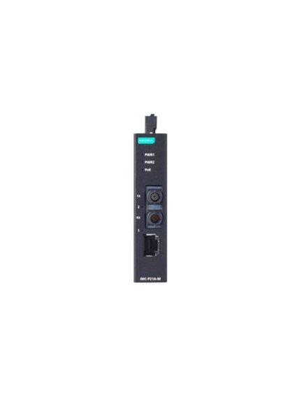 Moxa (IMC-P21A-G2-M-ST) PoE+ industrial 10/100Base-T(X) to 100Base-FX media converter, multi-mode port with ST connector, -10 to 60°C operating temperature 3 Moxa (IMC-P21A-G2-M-ST) PoE+ industrial 10/100Base-T(X) to 100Base-FX media converter, multi-mode port with ST connector, -10 to 60°C operating temperature 3