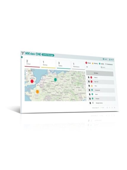 Moxa (LIC-MXviewOneCM-ADD-WIRELESS-XS-SR) MXview One Central Manager license to enable the Wireless add-on for MXview One sites, customizable site quantity (minimum 1 site)