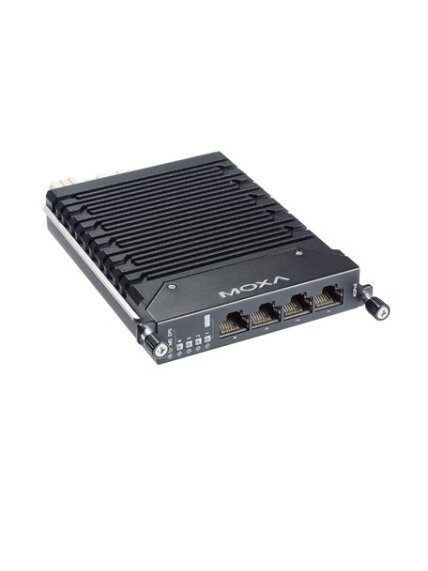 Moxa (LM-7000H-4GPoE) Gigabit Ethernet module with 4 10/100/1000BaseT(X) IEEE 802.3bt PoE++ ports 2