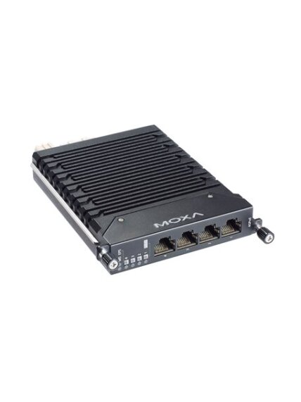 Moxa (LM-7000H-4GPoE) Gigabit Ethernet module with 4 10/100/1000BaseT(X) IEEE 802.3bt PoE++ ports Moxa (LM-7000H-4GPoE) Gigabit Ethernet module with 4 10/100/1000BaseT(X) IEEE 802.3bt PoE++ ports