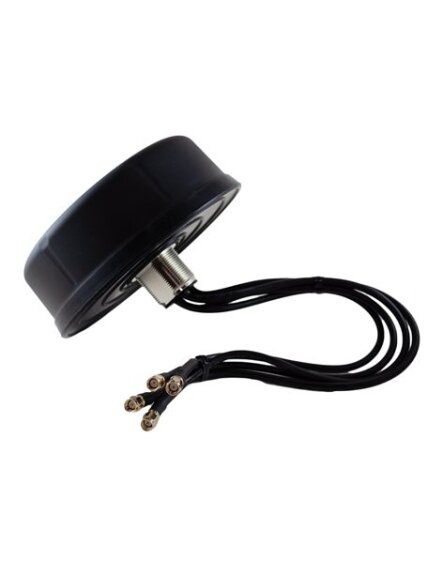 Moxa (MAT-5G-PA-SM-4-05-1m) 5 dBi at 3300 to 5925 MHz, LTE/NR MIMO panel antenna with 4 SMA connectors (male), 4 1-meter cables Moxa (MAT-5G-PA-SM-4-05-1m) 5 dBi at 3300 to 5925 MHz, LTE/NR MIMO panel antenna with 4 SMA connectors (male), 4 1-meter cables