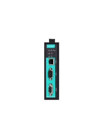 Moxa (MGate 5101-PBM-MN) 1-port PROFIBUS master-to-Modbus TCP gateway, 12 to 48 VDC, 0 to 60°C operating temperature 3