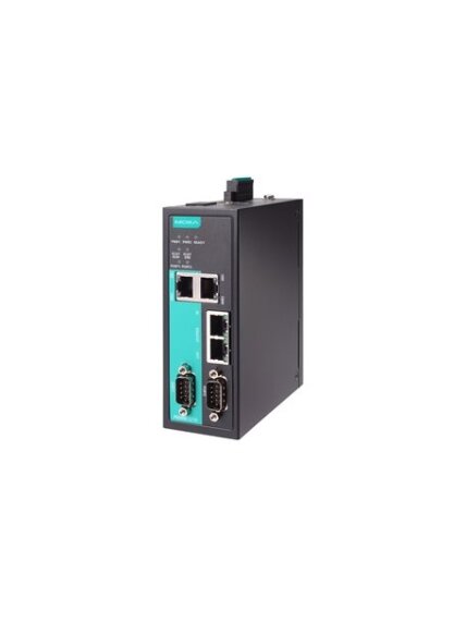 Moxa (MGate 5216-T) 2-port serial/Modbus-to-EtherCAT gateway with -40 to 75°C operating temperature 3