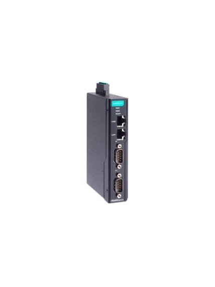 Moxa (MGate MB3270I-G2-T) 2-port advanced serial-to-Ethernet Modbus gateway with 2 RJ45 Ethernet ports, DB9 serial connector, 2 kV isolation, -40 to 75°C operating temperature Moxa (MGate MB3270I-G2-T) 2-port advanced serial-to-Ethernet Modbus gateway with 2 RJ45 Ethernet ports, DB9 serial connector, 2 kV isolation, -40 to 75°C operating temperature