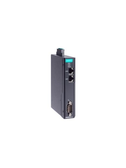 Moxa (MGate MB3470I-G2-T) 4-port advanced serial-to-Ethernet Modbus gateway with 2 RJ45 Ethernet ports, DB9 serial connector, 2 kV isolation, -40 to 75°C operating temperature 2