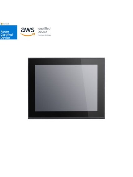 Moxa (MPC-2120-E2-LB-T) 12-inch panel computer with Intel Atom® E3826 1.46 GHz processor, 4 GB RAM, 500-nit LCD with multi-touch, 10 to 36 VDC, IP66 in front, -40 to 70°C operating temperature 1