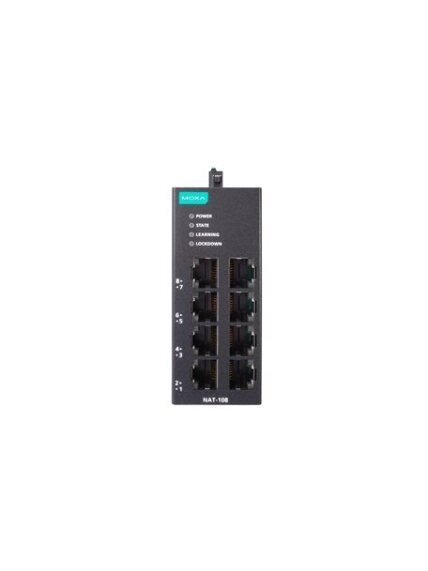 Moxa (NAT-108) 8-port industrial Network Address Translation (NAT) devices, -10 to 60°C operating temperature 2 Moxa (NAT-108) 8-port industrial Network Address Translation (NAT) devices, -10 to 60°C operating temperature 2