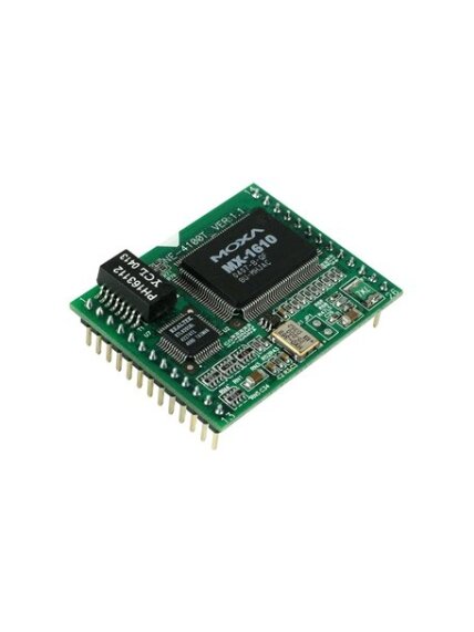 Moxa (NE-4110A-T) Device server module for RS-422/485 devices, supports 10/100BaseT(x) with RJ45 connector, -40 to 75°C operating temperature