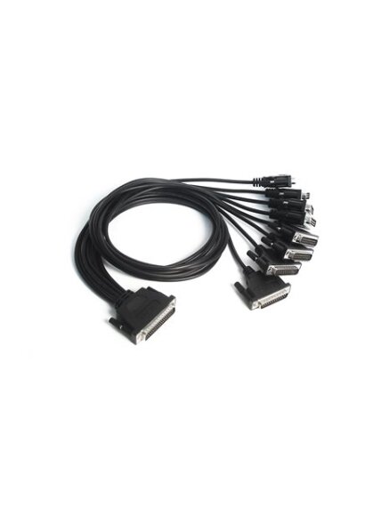 Moxa (NP21102) DB25 male to DB9 male cable for RS-232 transmission, 30 cm 1