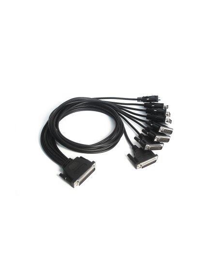 Moxa (NP21102) DB25 male to DB9 male cable for RS-232 transmission, 30 cm 3
