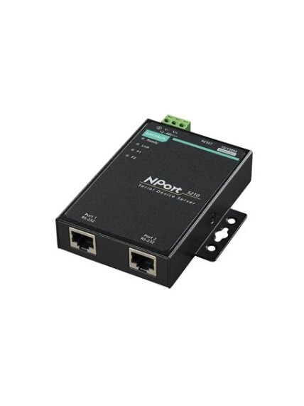 Moxa (NPort 5232-T) 2-port RS-422/485 device server, -40 to 75°C operating temperature 2 Moxa (NPort 5232-T) 2-port RS-422/485 device server, -40 to 75°C operating temperature 2