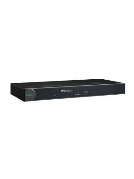Moxa (NPort 5650-8-HV-T) 8-port RS-232/422/485 rackmount device server with RJ45 connectors and 88 to 300 VDC power input, -40 to 85°C operating temperature Moxa (NPort 5650-8-HV-T) 8-port RS-232/422/485 rackmount device server with RJ45 connectors and 88 to 300 VDC power input, -40 to 85°C operating temperature