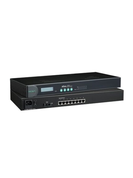 Moxa (NPort 5650-8-M-SC) 8-port RS-232/422/485 rackmount device server with multi-mode fiber (SC connector)