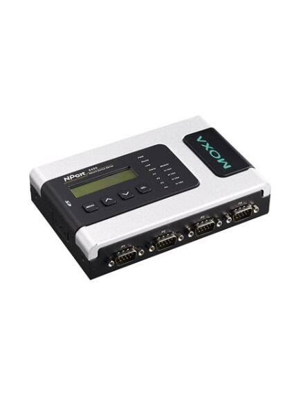 Moxa (NPort 6450) 4-port RS-232/422/485 to Ethernet secure serial port server
