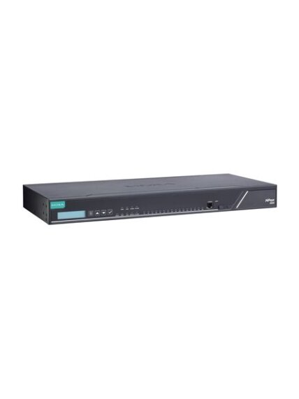 Moxa (NPort 6650-16-2AC-G2) 2nd Gen dual-LAN dual AC power 16-port RS-232/422/485 secure terminal server, -10 to 60°C operating temperature Moxa (NPort 6650-16-2AC-G2) 2nd Gen dual-LAN dual AC power 16-port RS-232/422/485 secure terminal server, -10 to 60°C operating temperature