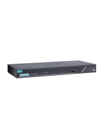 Moxa (NPort 6650-16-G2) 2nd Gen dual-LAN 16-port RS-232/422/485 secure terminal server, -10 to 60°C operating temperature Moxa (NPort 6650-16-G2) 2nd Gen dual-LAN 16-port RS-232/422/485 secure terminal server, -10 to 60°C operating temperature