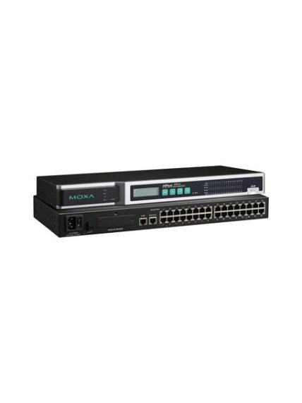 Moxa (NPort 6650-32) 32-port RS-232/422/485 to Ethernet secure terminal server, 100 to 240 VAC input Moxa (NPort 6650-32) 32-port RS-232/422/485 to Ethernet secure terminal server, 100 to 240 VAC input