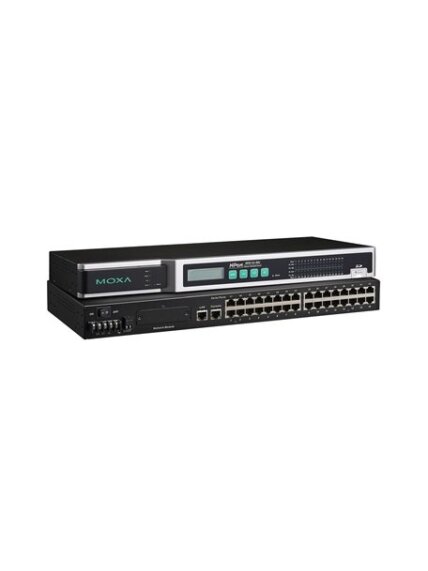 Moxa (NPort 6650-32-48V) 32-port RS-232/422/485 to Ethernet secure terminal server, ±48 VDC input