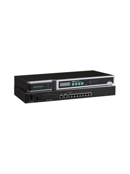 Moxa (NPort 6650-8) 8-port RS-232/422/485 to Ethernet secure terminal server, 100 to 240 VAC input Moxa (NPort 6650-8) 8-port RS-232/422/485 to Ethernet secure terminal server, 100 to 240 VAC input