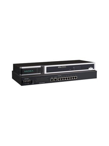 Moxa (NPort 6650-8-HV-T) 8-port RS-232/422/485 to Ethernet secure terminal server, 88 to 300 VDC power input, -40 to 85°C operating temperature Moxa (NPort 6650-8-HV-T) 8-port RS-232/422/485 to Ethernet secure terminal server, 88 to 300 VDC power input, -40 to 85°C operating temperature