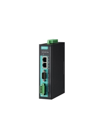 Moxa (NPort IA5150A-IEX) 1-port RS-232/422/485 industrial automation device server with serial/LAN/power surge protection, 2 10/100BaseT(X) ports with single IP, IECEx, 0 to 60°C operating temperature 3