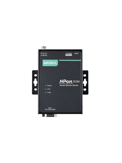 Moxa (NPort P5150A) 1-port RS-232/422/485 PoE device server, 0 to 60°C operating temperature 3 Moxa (NPort P5150A) 1-port RS-232/422/485 PoE device server, 0 to 60°C operating temperature 3
