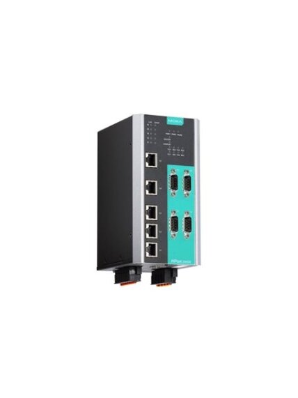 Moxa (NPort S9450I-2M-ST-WV-T) 4-port RS-232/422/485 rugged device server, 3 10/100BaseT(X) ports, 2 100M multi-mode fiber ports with ST connectors, 24/48 VDC, -40 to 85°C operating temperature 3 Moxa (NPort S9450I-2M-ST-WV-T) 4-port RS-232/422/485 rugged device server, 3 10/100BaseT(X) ports, 2 100M multi-mode fiber ports with ST connectors, 24/48 VDC, -40 to 85°C operating temperature 3