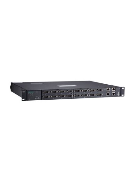 Moxa (NPort S9650I-16-2HV-E-T) 16-port RS-232/422/485 rugged device server, 2 10/100BaseT(X) ports with IEEE 1588v2 support, 88 to 300 VDC or 85 to 264 VAC, -40 to 85°C operating temperature, with 2-port Ethernet RJ45 module Moxa (NPort S9650I-16-2HV-E-T) 16-port RS-232/422/485 rugged device server, 2 10/100BaseT(X) ports with IEEE 1588v2 support, 88 to 300 VDC or 85 to 264 VAC, -40 to 85°C operating temperature, with 2-port Ethernet RJ45 module
