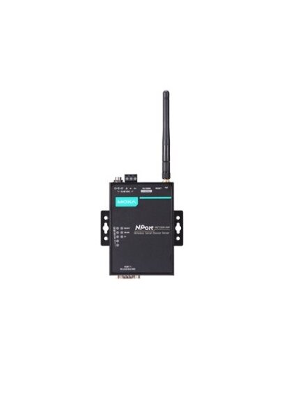 Moxa (NPort W2150A-W4-CN) 1-port RS-232/422/485 wireless device server with 802.11a/b/g/n WLAN CN band, CN plug, 12 to 48 VDC, 0 to 55°C operating temperature 2