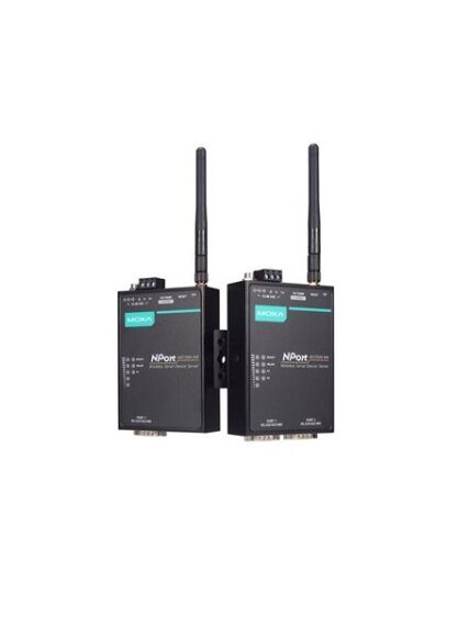 Moxa (NPort W2150A-W4-US) 1-port RS-232/422/485 wireless device server with 802.11a/b/g/n WLAN US band, US plug, 12 to 48 VDC, 0 to 55°C operating temperature 1 Moxa (NPort W2150A-W4-US) 1-port RS-232/422/485 wireless device server with 802.11a/b/g/n WLAN US band, US plug, 12 to 48 VDC, 0 to 55°C operating temperature 1
