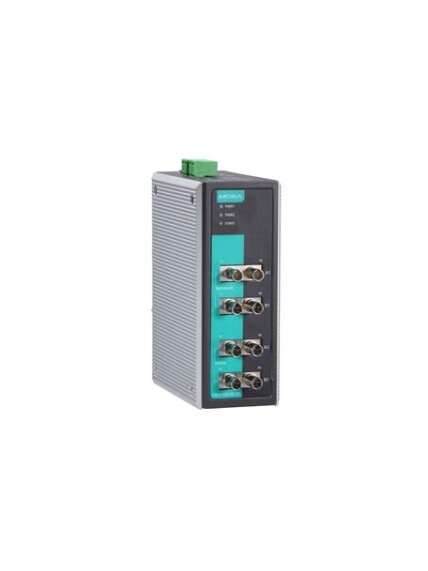 Moxa (OBU-102-SS-ST) 2-channel optical fiber bypass unit with 4 single-mode ports, ST, -20 to 70°C operating temperature