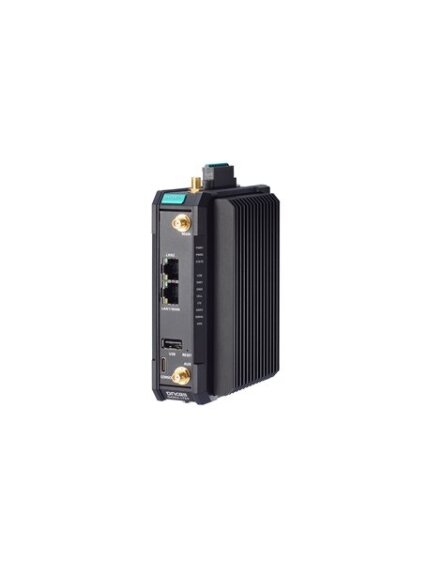 Moxa (OnCell G4302-LTE4-US) Industrial LTE Cat. 4 cellular secure router, B2/B4/B5/B12/B13/B14/B17/B66, 2 10/100/1000BaseT(X) RJ45 ports, -10 to 55°C operating temperature 2