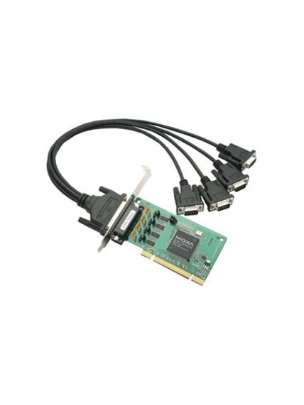 Moxa (POS-104UL-DB9M) 4-port RS-232 low-profile Universal PCI board with serial port power, 0 to 55°C operating temperature (DB9 male cable included) Moxa (POS-104UL-DB9M) 4-port RS-232 low-profile Universal PCI board with serial port power, 0 to 55°C operating temperature (DB9 male cable included)
