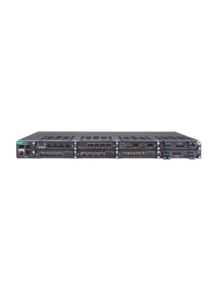 Moxa (PT-G7828) Layer 3 modular managed Ethernet switch with 2 100/1000BaseSFP and 2 10/100/1000BaseT(X), 6 slots for Ethernet modules and 2 slots for power modules, for a maximum of 28G ports total 2