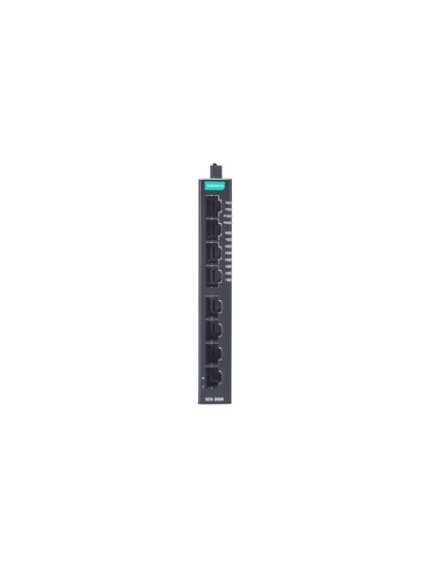 Moxa (SDS-3008) Compact industrial smart Ethernet switch with 8 10/100BaseT(X) ports, dual 12/24/48 VDC power inputs, -10 to 60°C operating temperature 2 Moxa (SDS-3008) Compact industrial smart Ethernet switch with 8 10/100BaseT(X) ports, dual 12/24/48 VDC power inputs, -10 to 60°C operating temperature 2